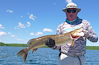 Trophy Northern Pike Fishing at Fireside Lodge in Canada by Rob
